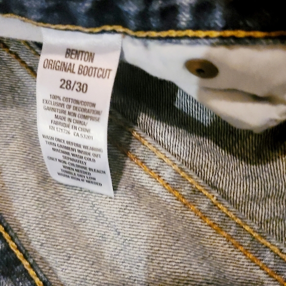 Aeropostale Benton Bootcut Mens Jeans Distressed - Picture 3 of 7